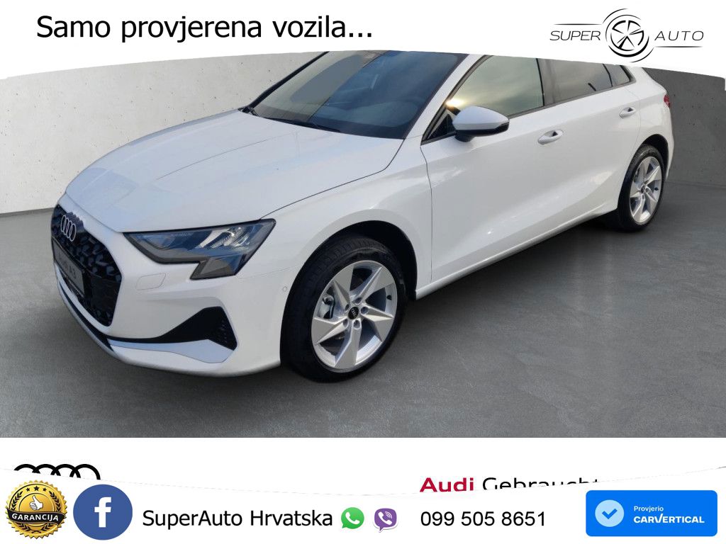 Audi A3 Sportback 30 TFSI (116 KS) Mild Hybrid S tronic S line LED+GR SJED+ACC