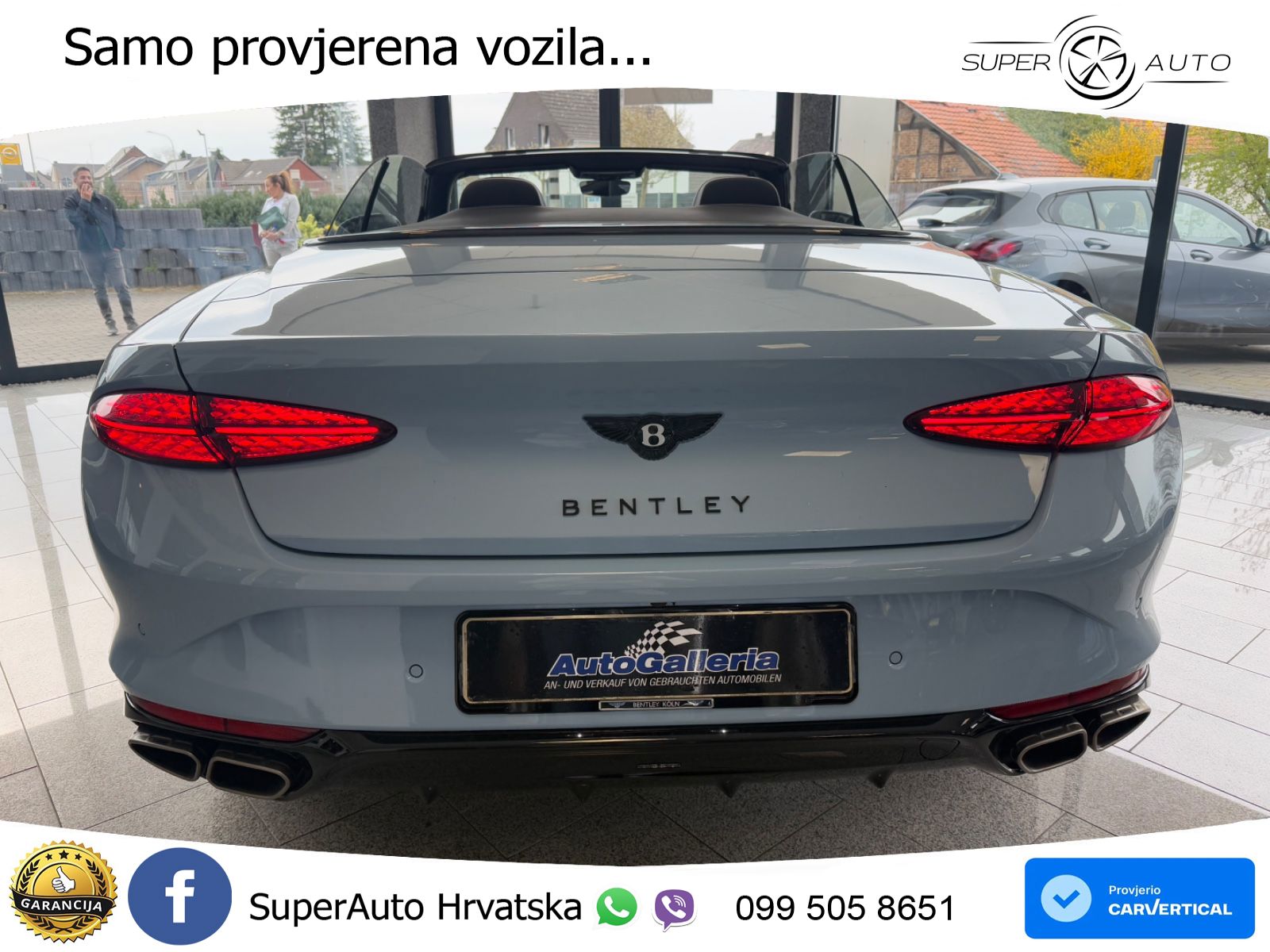 Bentley Continental GTC IV 4.0 V8 TFSi (680 KS) AWD DCT LED+GR SJED+ACC