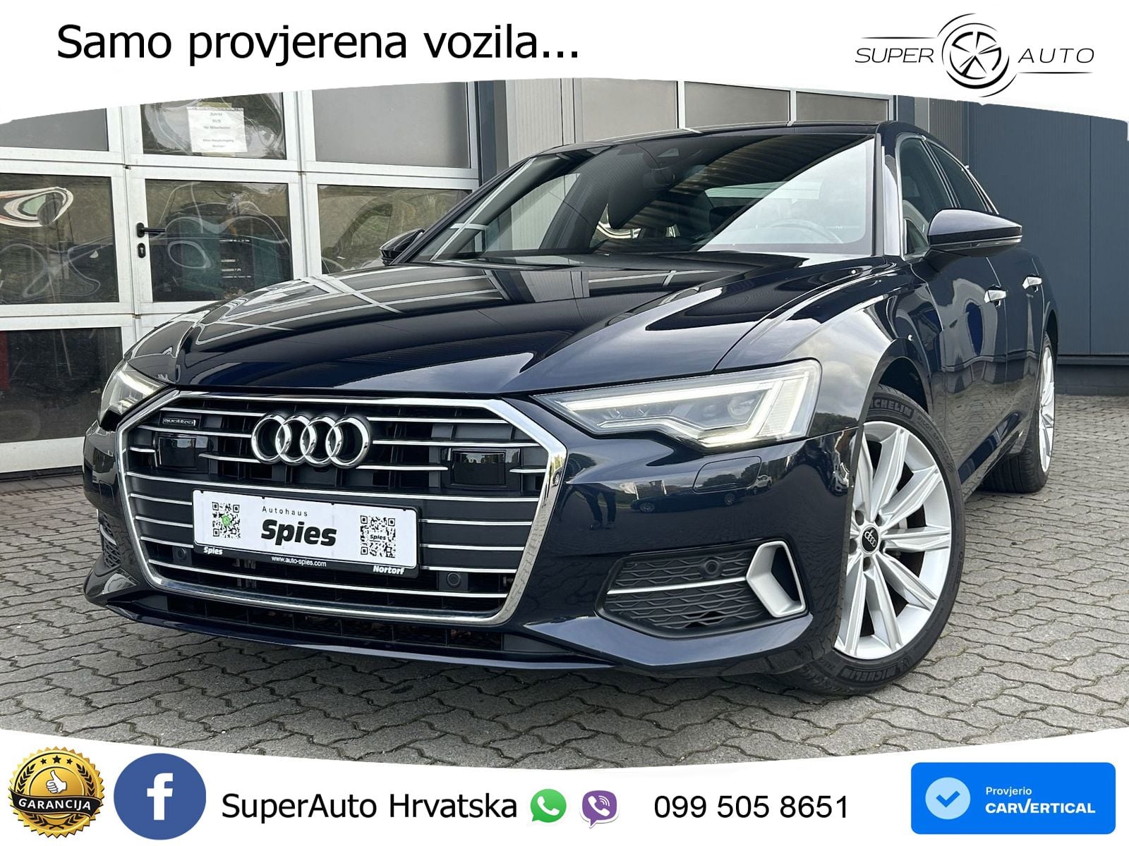 Audi A6 40 TDI (204 KS) quattro ultra S tronic LED+GR SJED+ACC