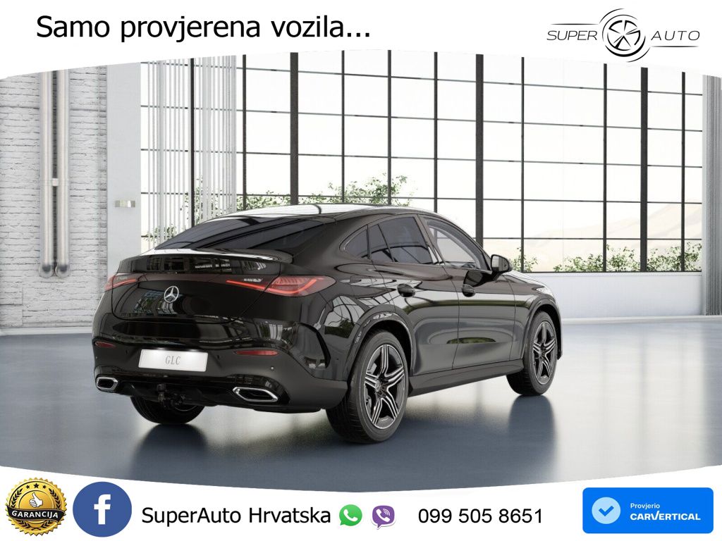 Mercedes GLC Coupe 220d (197 KS) 4MATIC 9G-TRONIC AMG ACC+GR SJED+360+PANO
