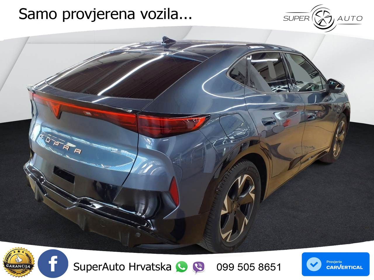 Cupra Tavascan 82 kWh (286 KS) LED+GR SJED+ACC
