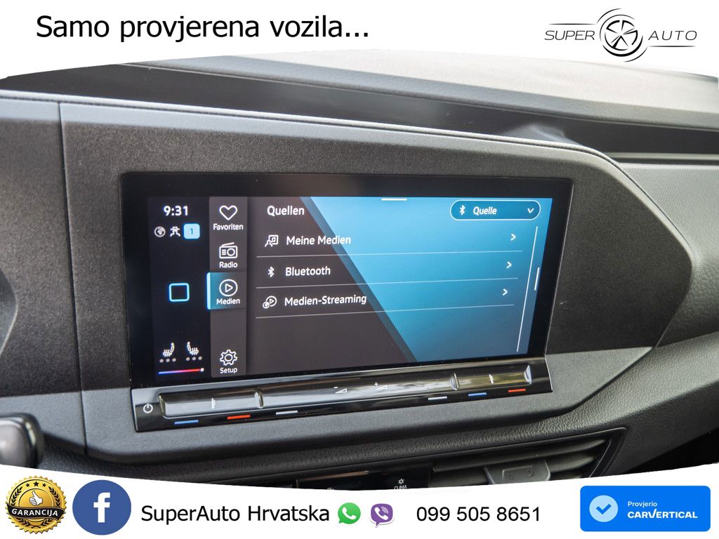 Volkswagen Caddy Cargo 2.0 TDI KLIMA NAVI AHK SHZ NAVI AHK 102 KS