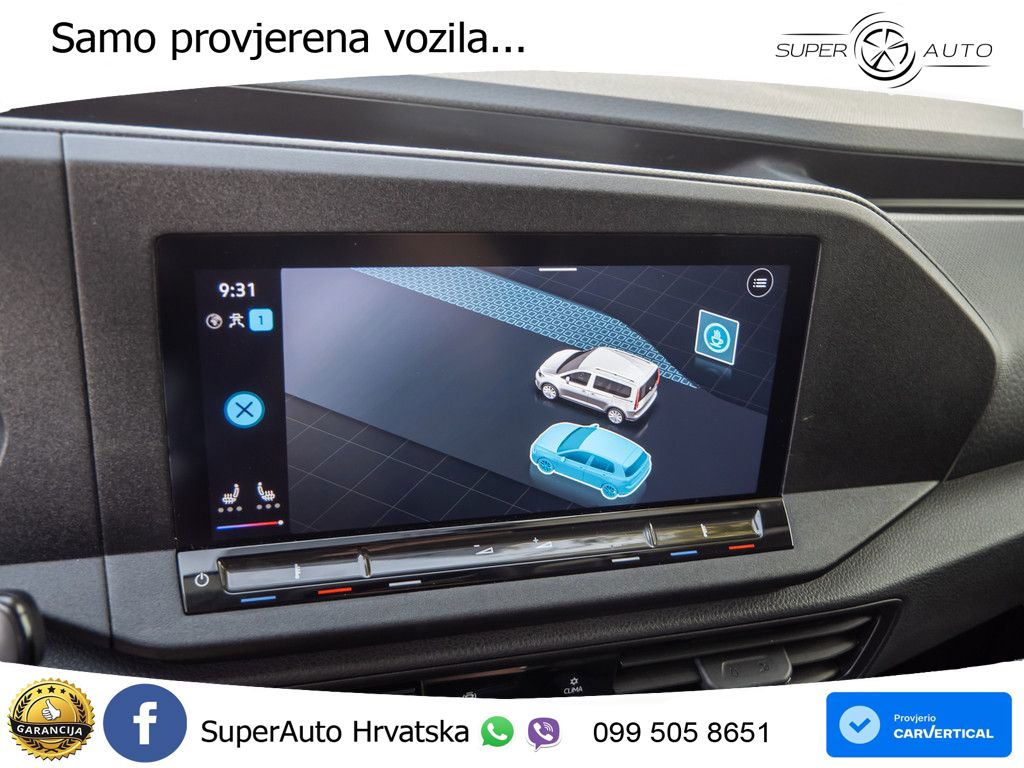 Volkswagen Caddy Cargo 2.0 TDI KLIMA NAVI AHK SHZ NAVI AHK 102 KS