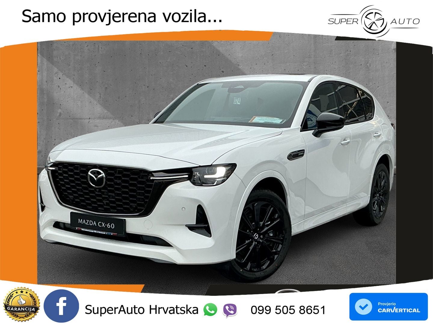 Mazda CX-60 2.5 e-Skyactiv (328 KS) AWD Automatic MATRIX+GR SJED+KAM