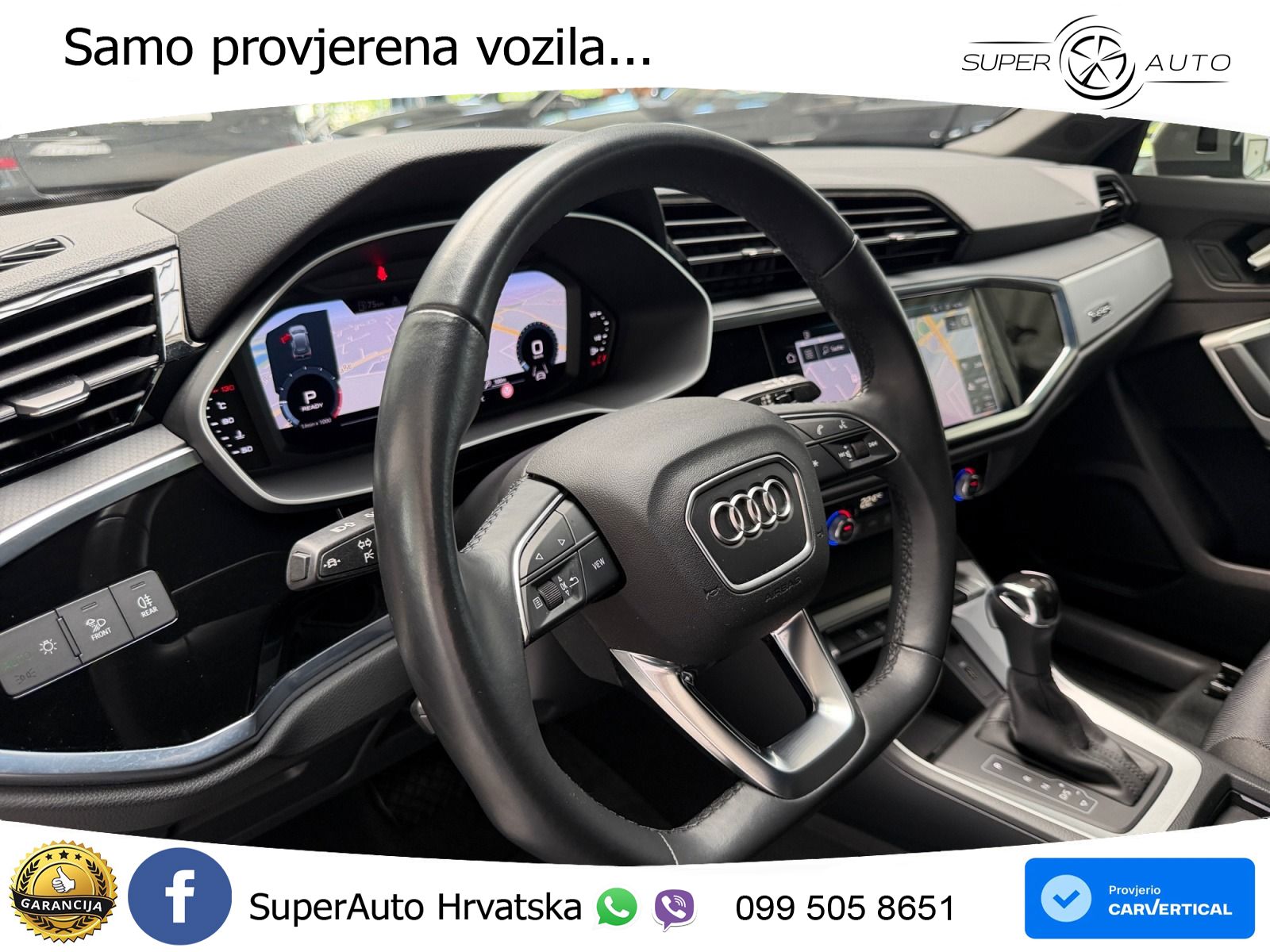 Audi Q3 40 TFSI (190 KS) quattro S tronic MATRIX+GR SJED+KAM