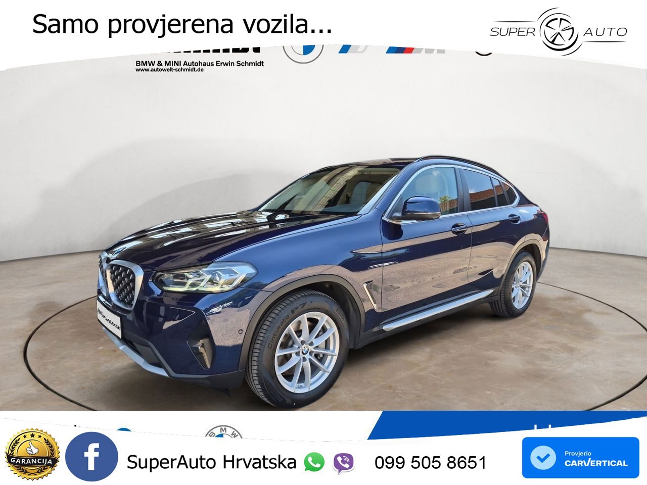 BMW X4 30d (286 KS) xDrive Steptronic ACC+GR SJED+360+PANO
