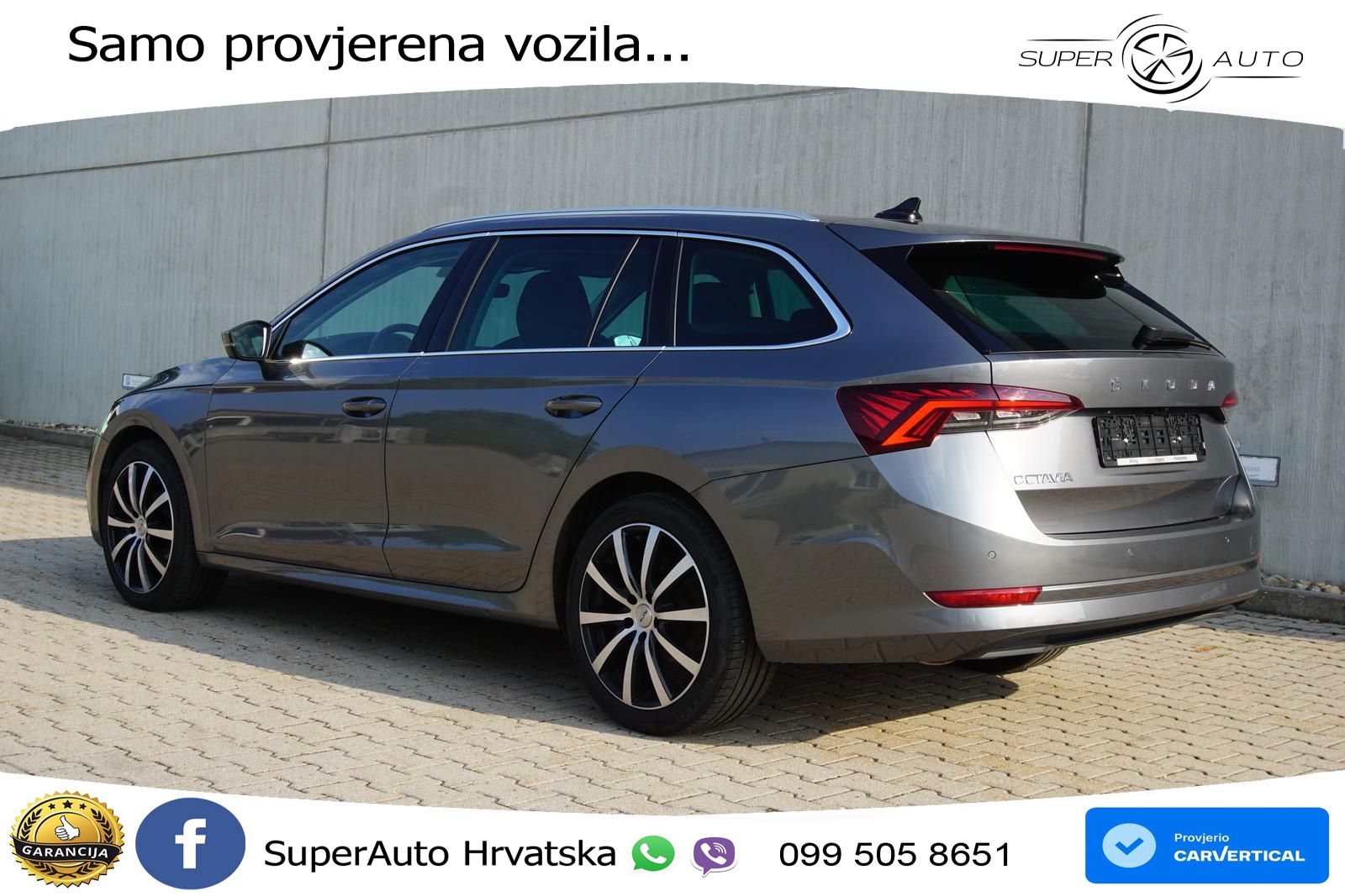 Škoda Octavia Combi 1.5 TSI (150 KS) DSG LED+GR SJED+ACC