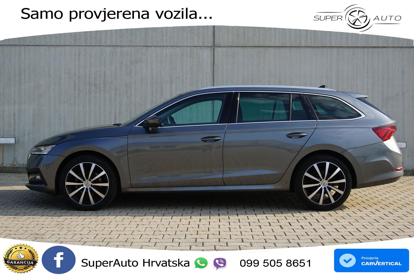 Škoda Octavia Combi 1.5 TSI (150 KS) DSG LED+GR SJED+ACC