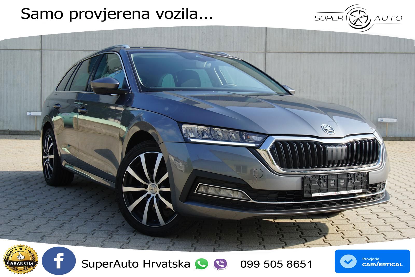 Škoda Octavia Combi 1.5 TSI (150 KS) DSG LED+GR SJED+ACC