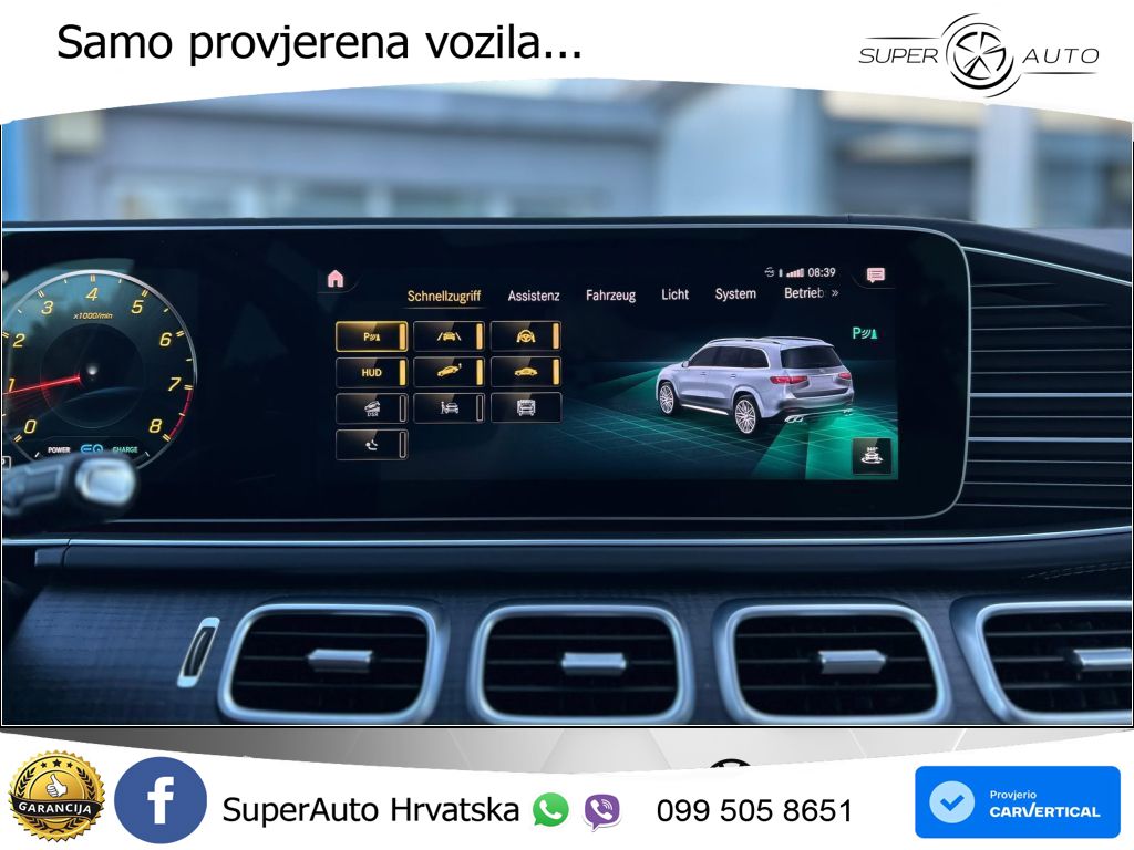 Mercedes-Benz GLS AMG GLS 63 V8 EQ Boost 4MATIC+ TCT ACC+HEAD+4xGR SJED+360+PANO