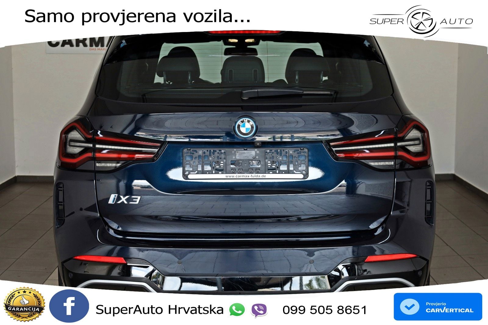 BMW iX3 80 kWh (286 KS) M Sport