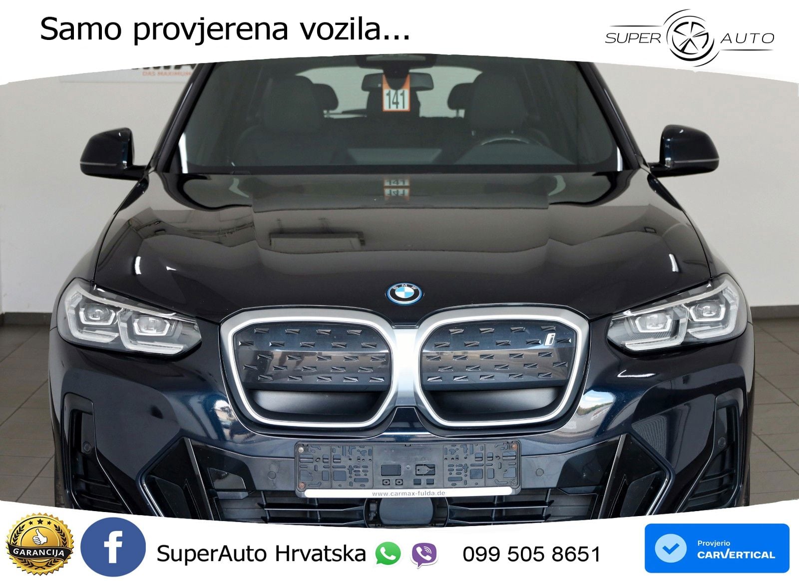 BMW iX3 80 kWh (286 KS) M Sport