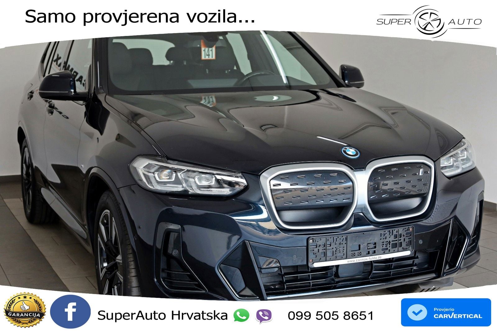 BMW iX3 80 kWh (286 KS) M Sport