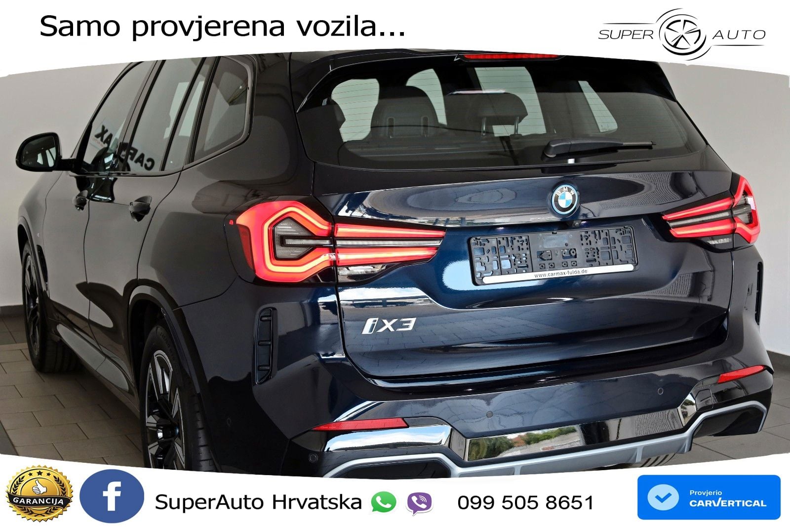 BMW iX3 80 kWh (286 KS) M Sport