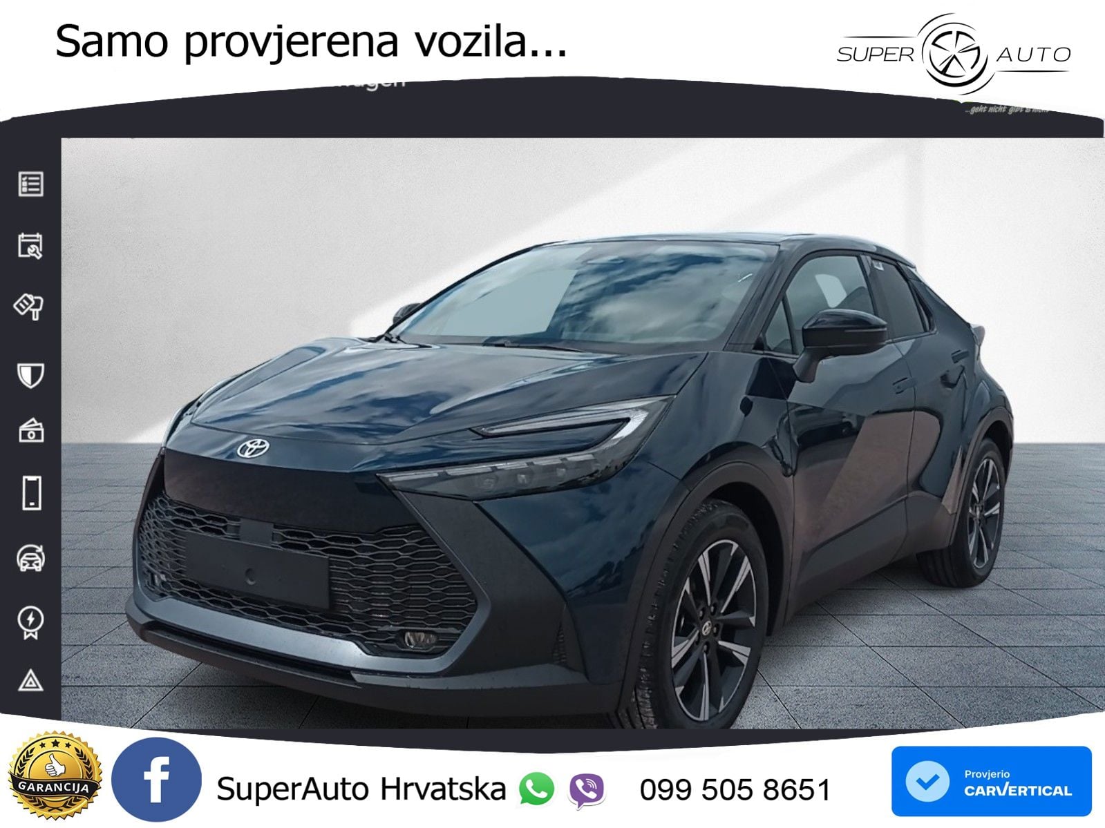 Toyota C-HR 1.8 (140 KS) Hybrid e-CVT Teamplayer LED+GR SJED+ACC