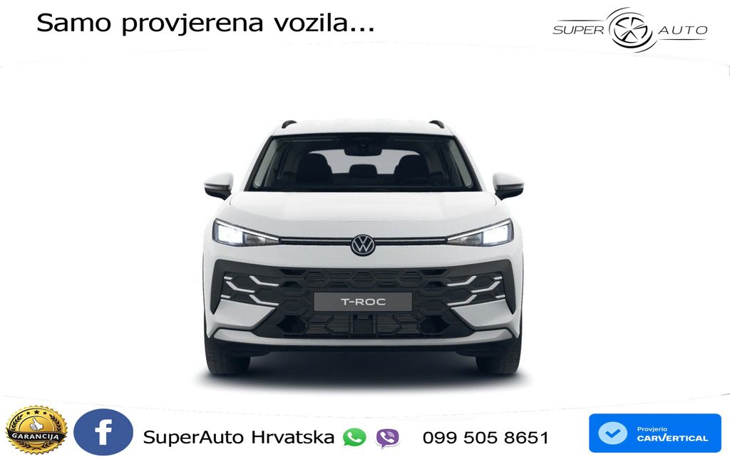 Volkswagen T-Roc 1.5 eTSI (116 KS)  DSG LED+GR SJED+ACC