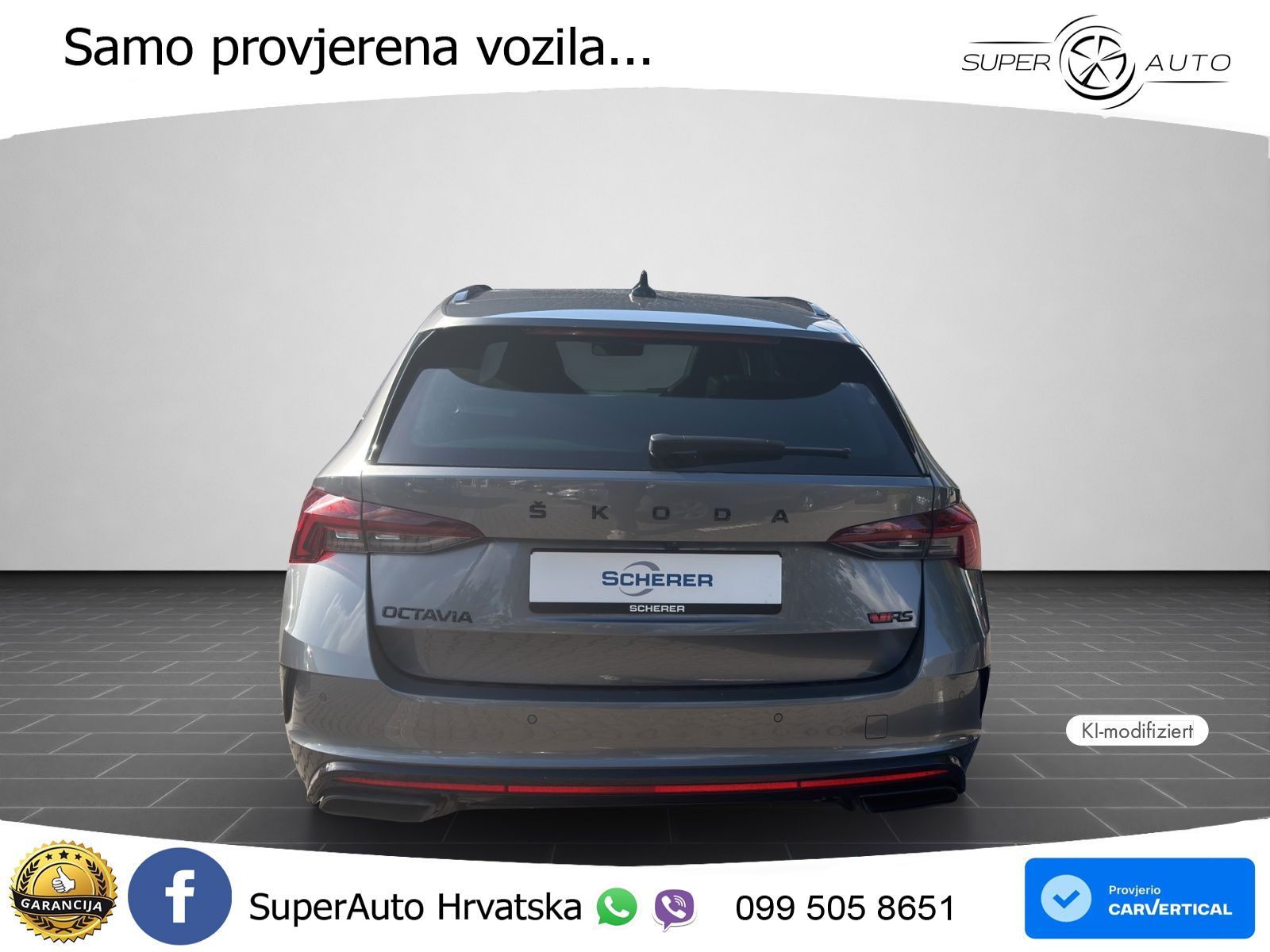 Škoda Octavia Combi RS 2.0 TDI (200 KS) 4x4 DSG LED+GR SJED+ACC