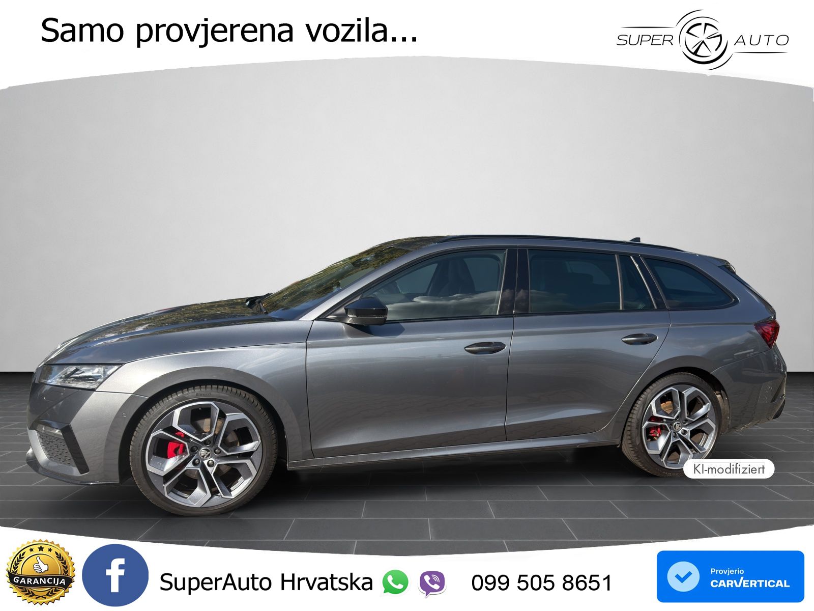 Škoda Octavia Combi RS 2.0 TDI (200 KS) 4x4 DSG LED+GR SJED+ACC
