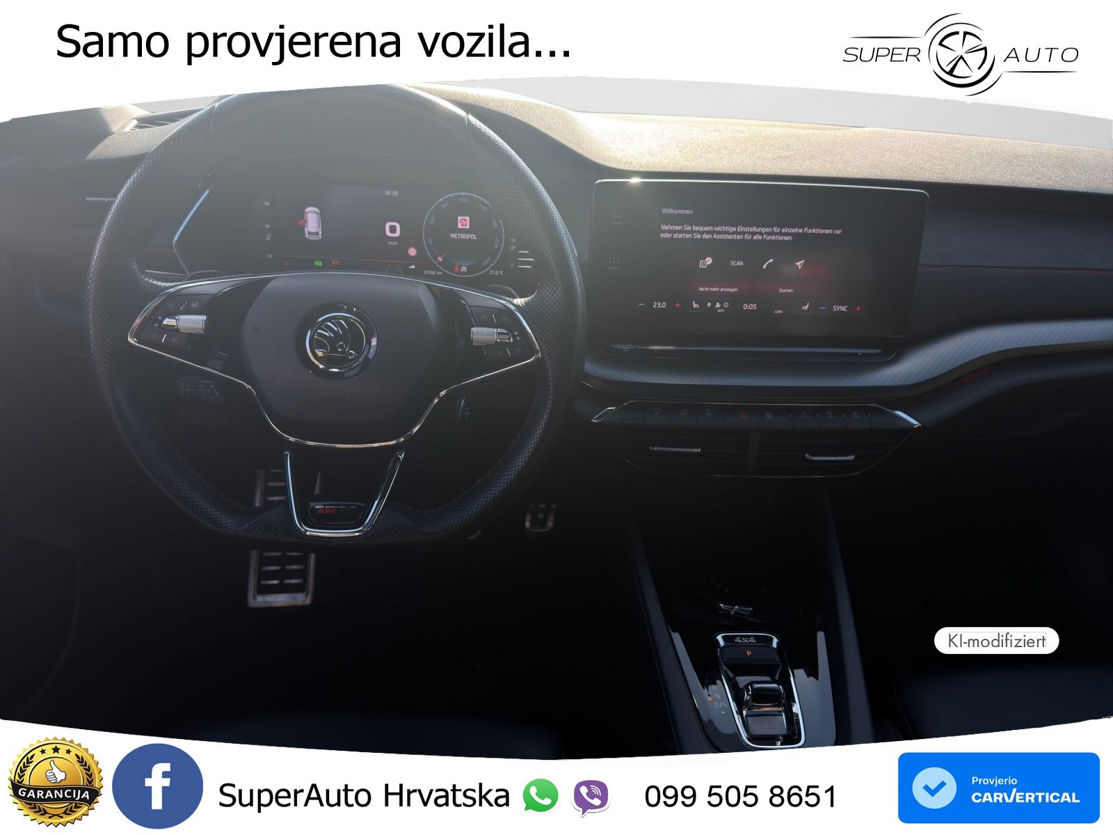Škoda Octavia Combi RS 2.0 TDI (200 KS) 4x4 DSG LED+GR SJED+ACC