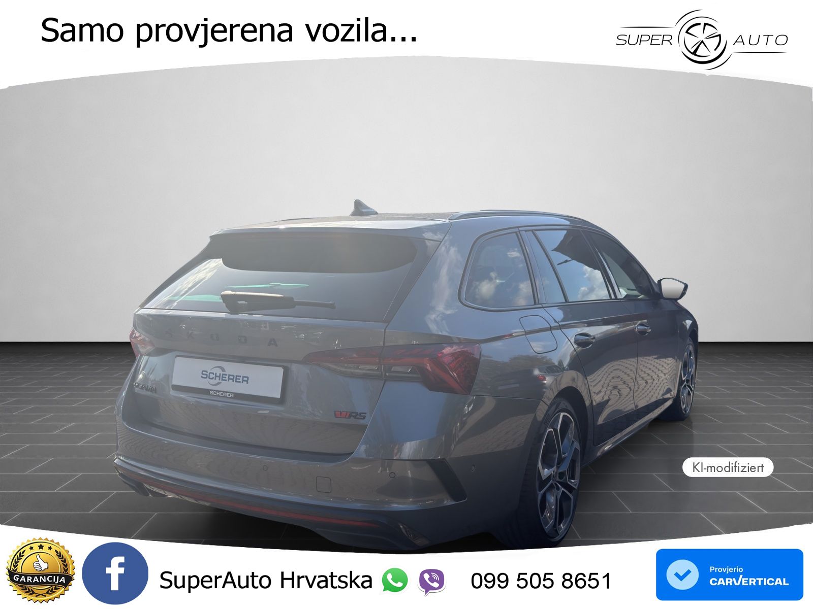 Škoda Octavia Combi RS 2.0 TDI (200 KS) 4x4 DSG LED+GR SJED+ACC