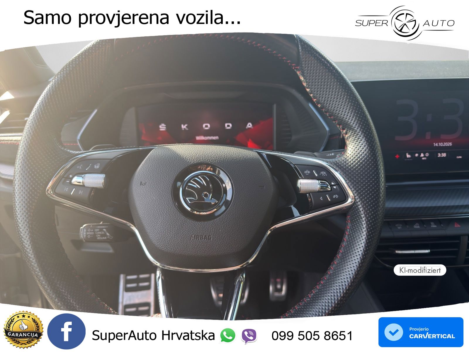 Škoda Octavia Combi RS 2.0 TDI (200 KS) 4x4 DSG LED+GR SJED+ACC