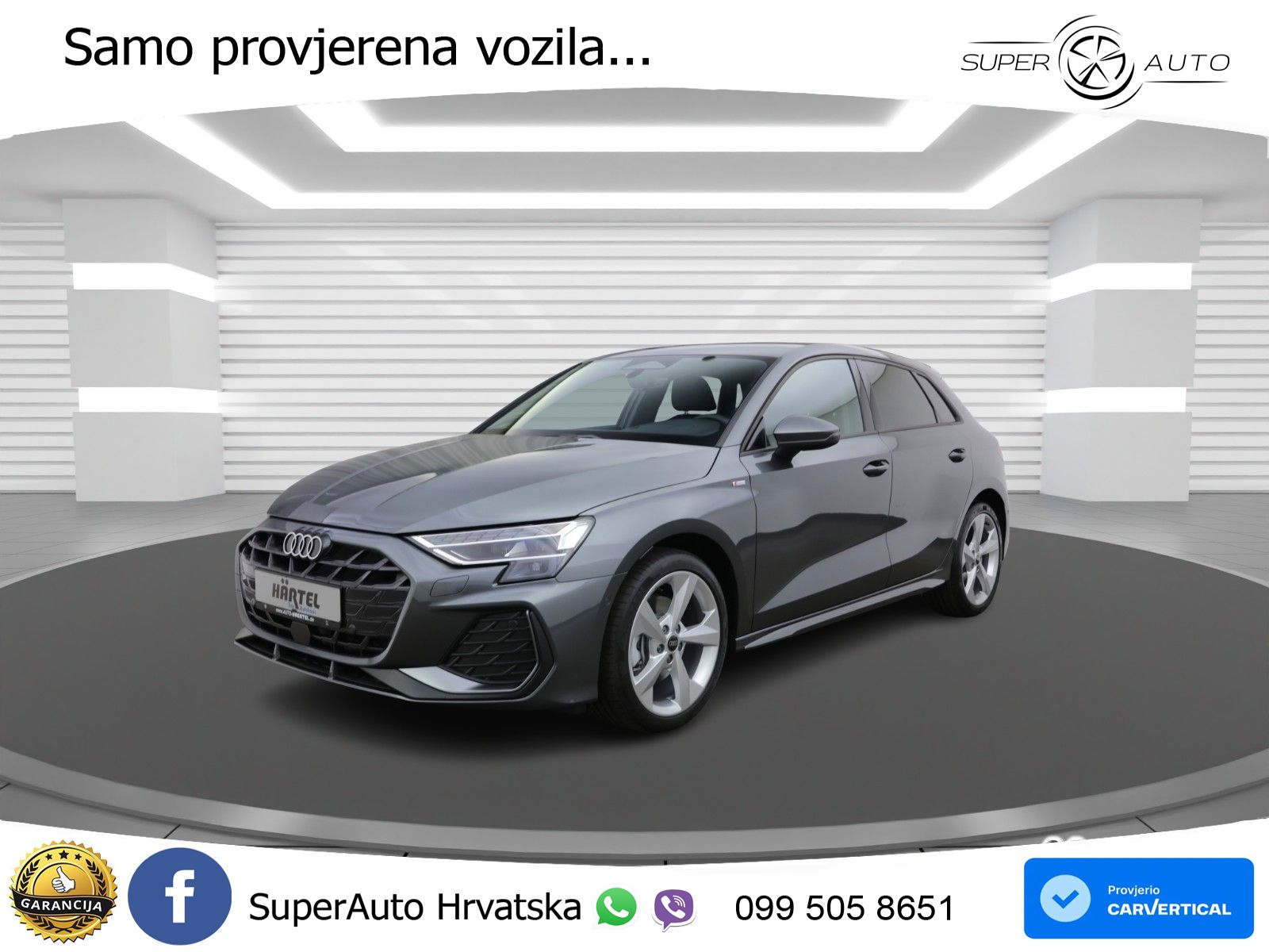 Audi A3 Sportback 40 TFSI (204 KS) quattro S tronic S line LED+GR SJED+ACC