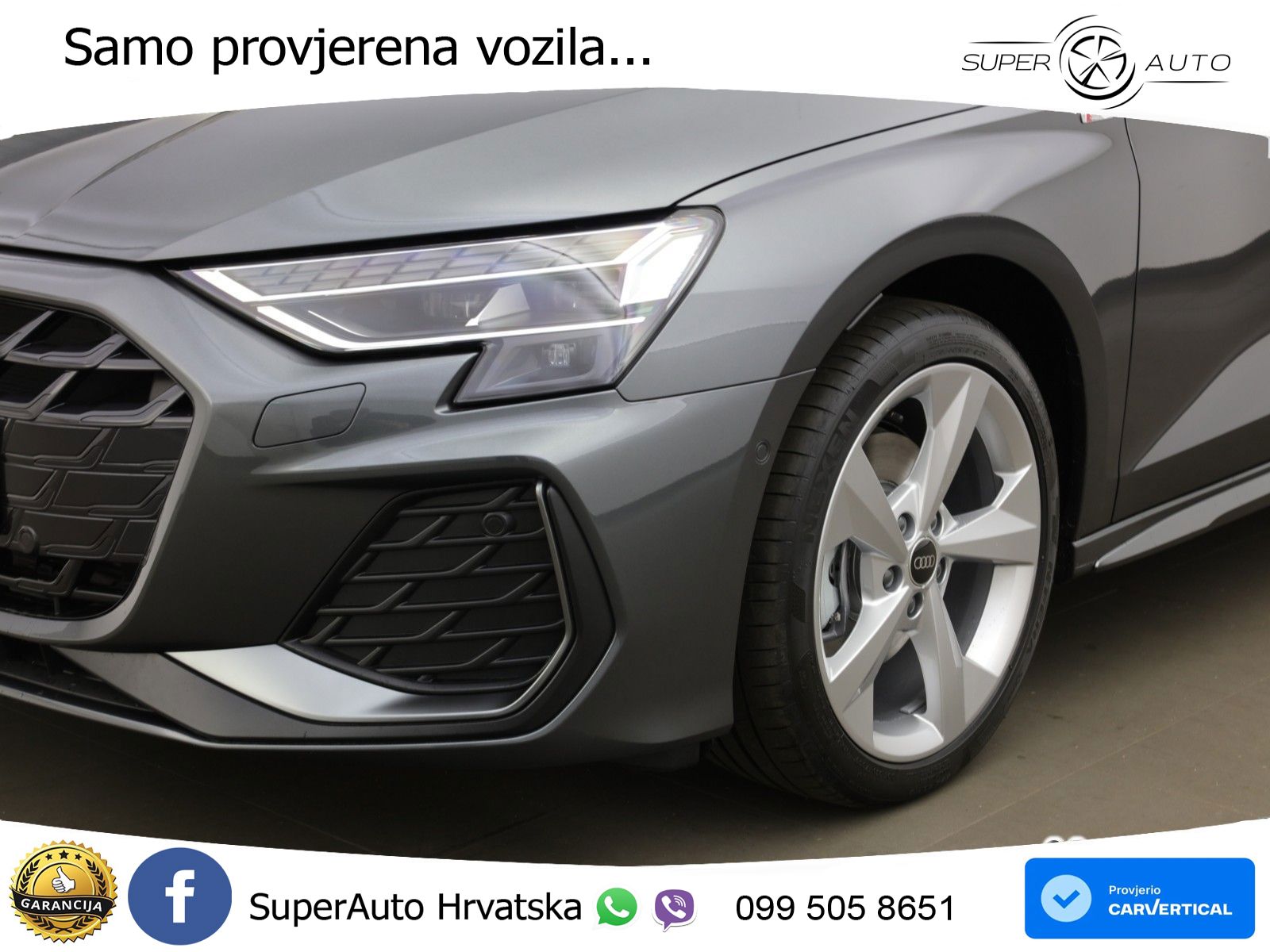 Audi A3 Sportback 40 TFSI (204 KS) quattro S tronic S line LED+GR SJED+ACC