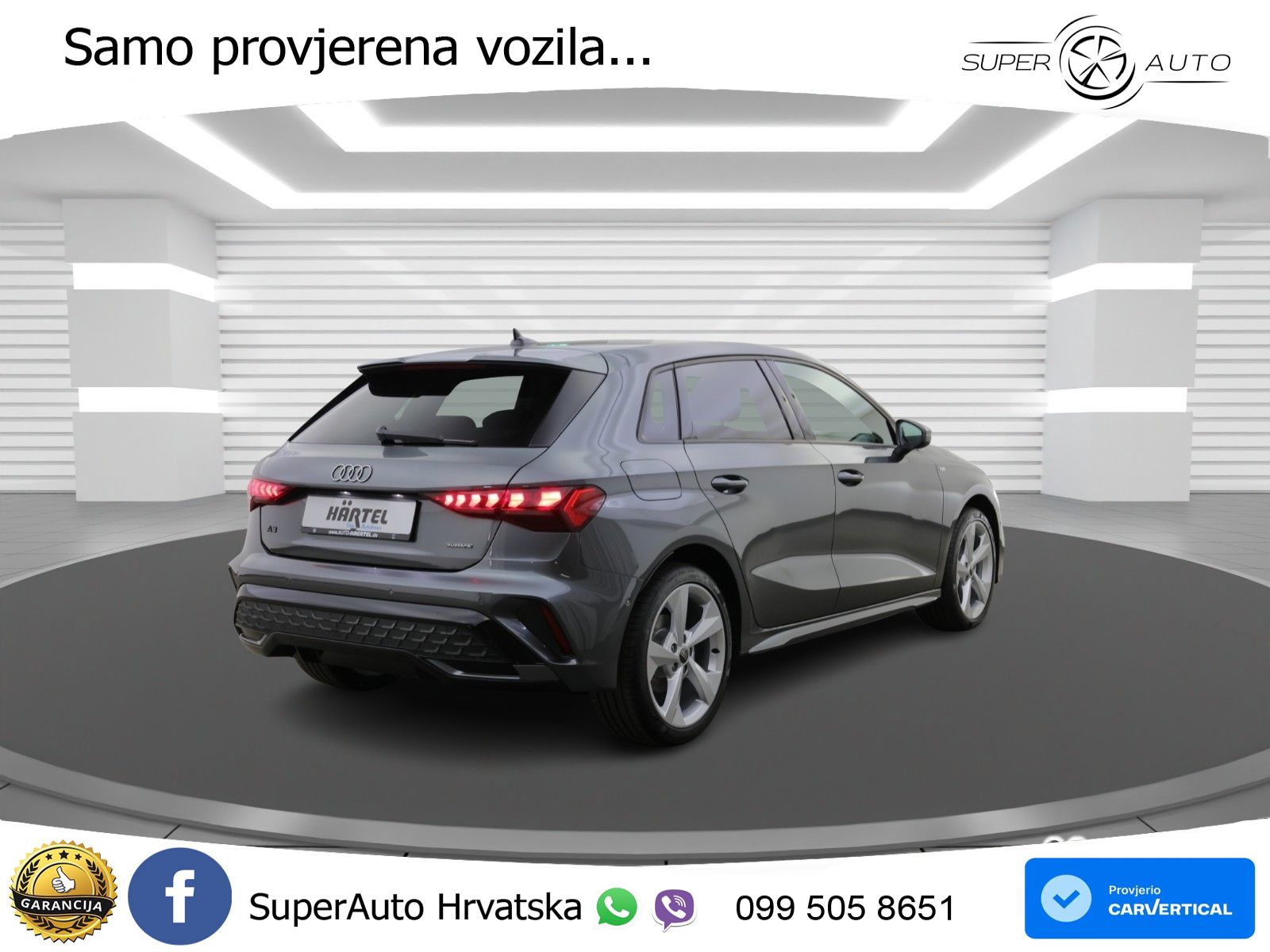 Audi A3 Sportback 40 TFSI (204 KS) quattro S tronic S line LED+GR SJED+ACC