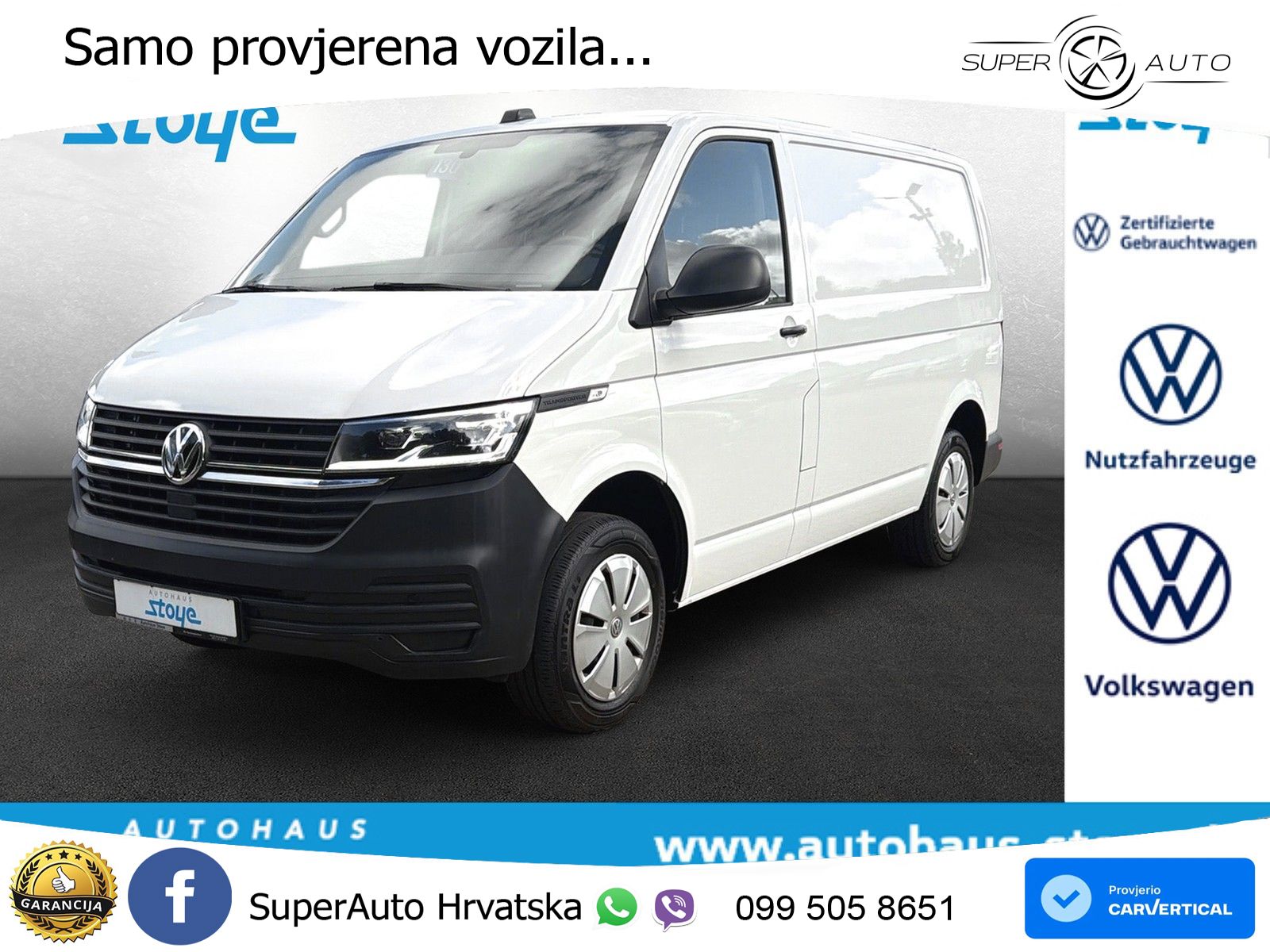 Volkswagen T6.1 Transporter Kasten TDi Klima LED AZV 110 KS