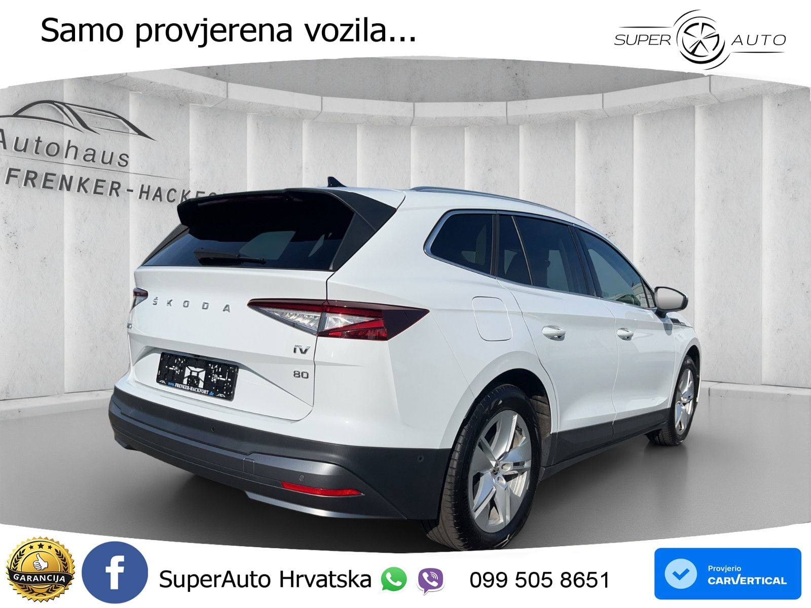 Škoda Enyaq iV 80 82 kWh (204 KS) Loft LED+GR SJED+ACC