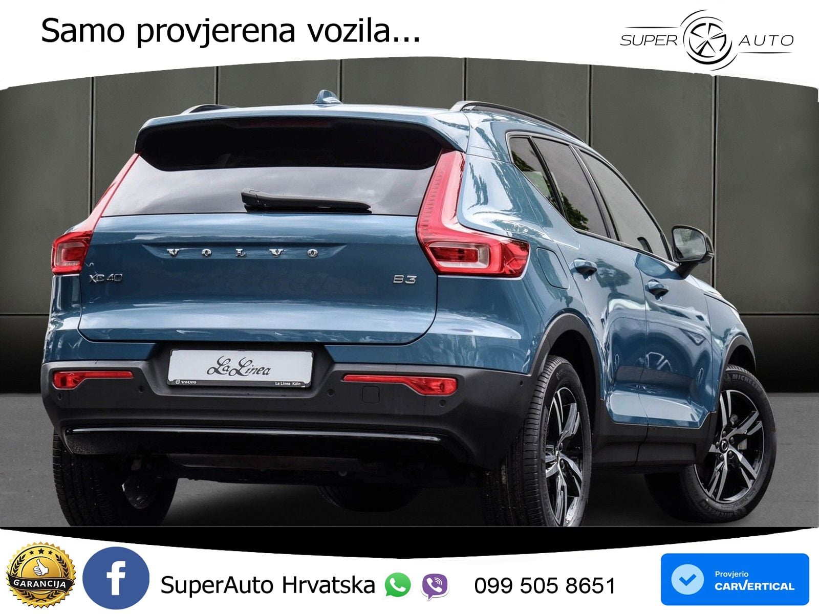Volvo XC40 2.0 B3 163 KS Automatic LED+GR SJED+ACC