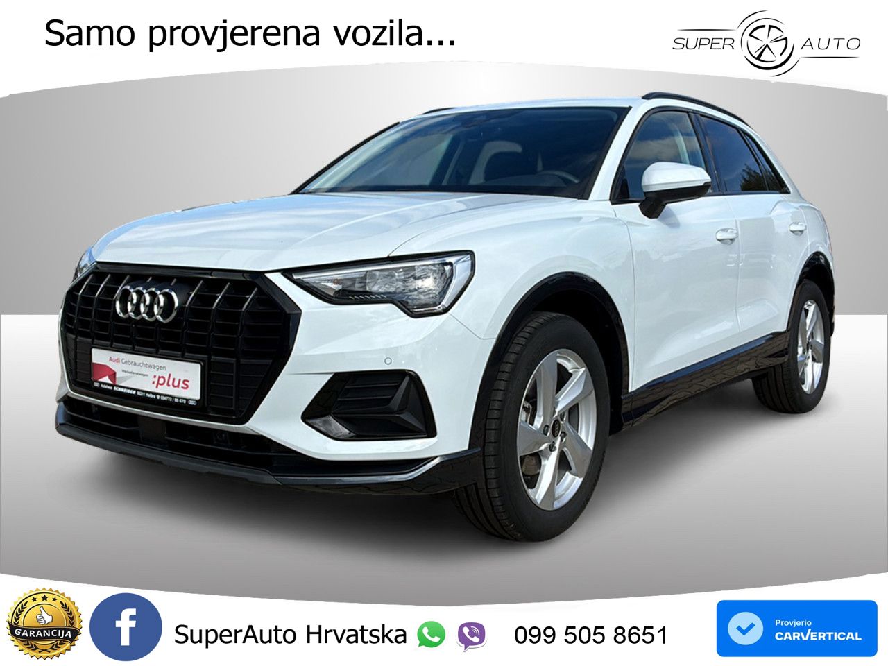Audi Q3 35 TFSI (150 KS) S tronic advanced LED+GR SJED+ACC