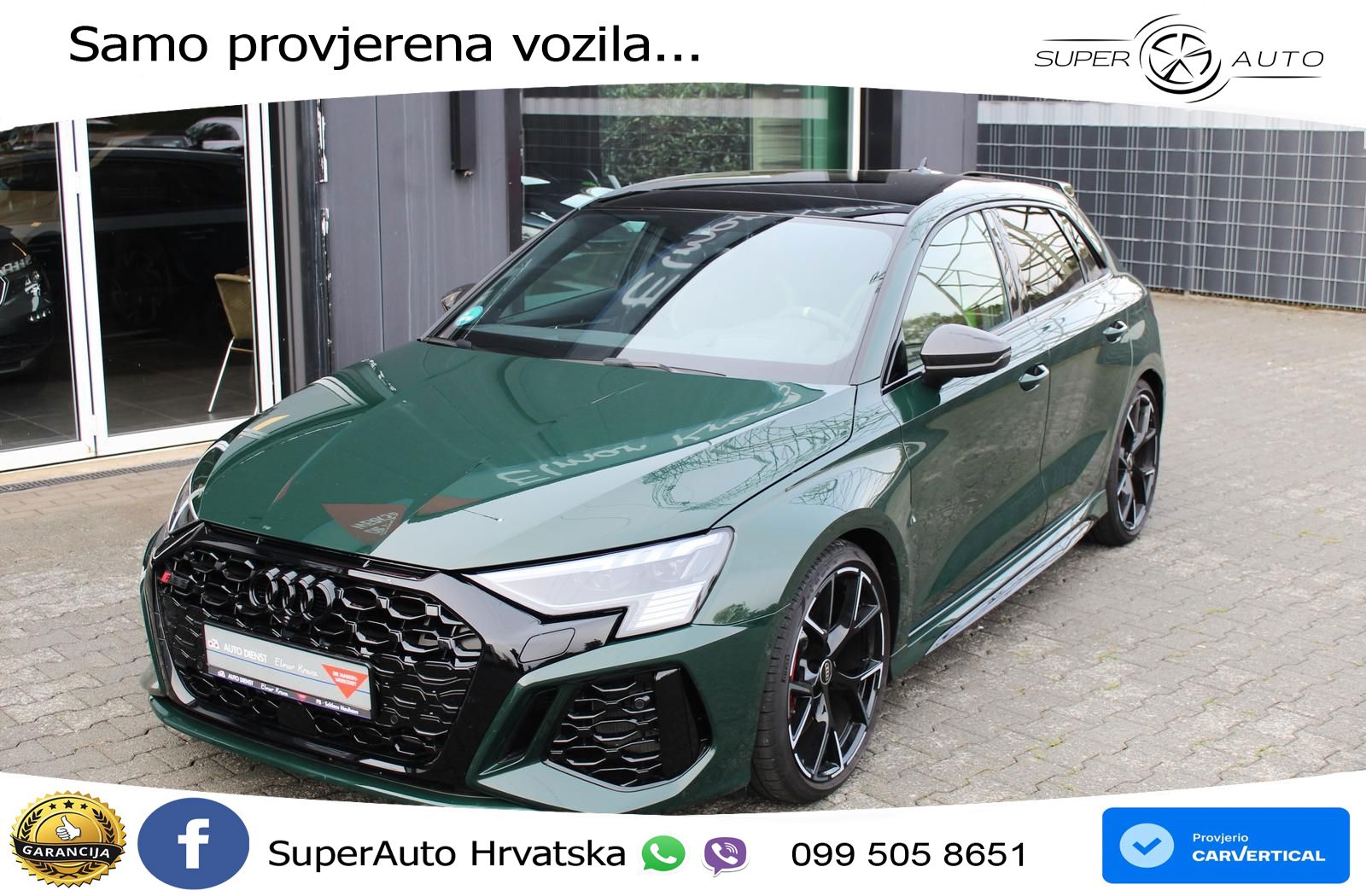 Audi RS3 Sedan 2.5 TFSI (400 KS) quattro S tronic LED+GR SJED+ACC