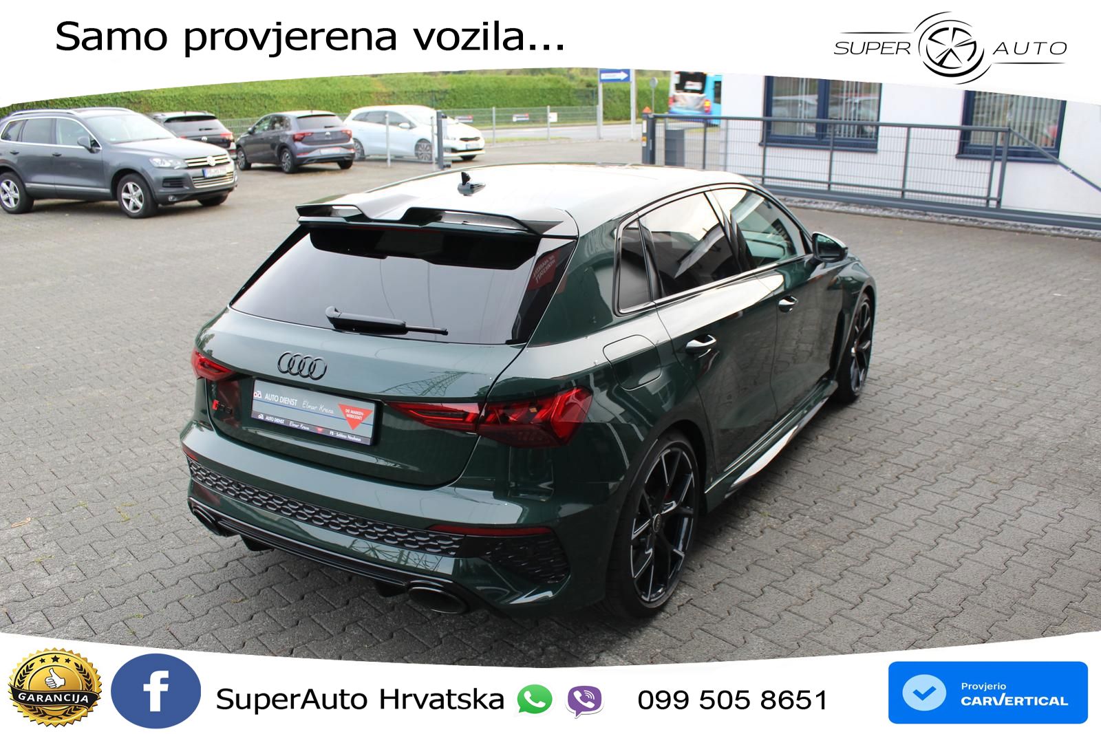 Audi RS3 Sedan 2.5 TFSI (400 KS) quattro S tronic LED+GR SJED+ACC