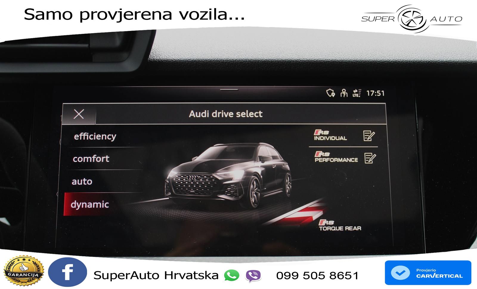 Audi RS3 Sedan 2.5 TFSI (400 KS) quattro S tronic LED+GR SJED+ACC