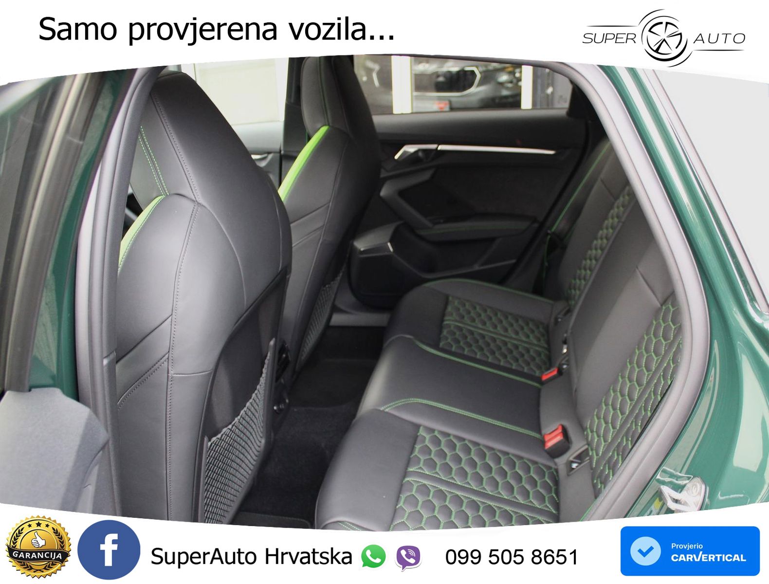 Audi RS3 Sedan 2.5 TFSI (400 KS) quattro S tronic LED+GR SJED+ACC