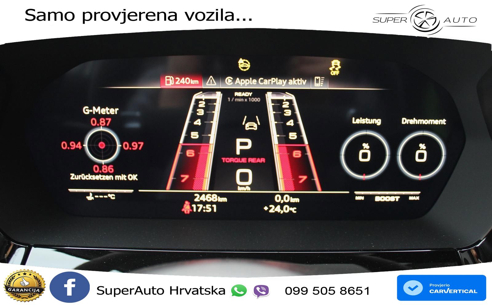 Audi RS3 Sedan 2.5 TFSI (400 KS) quattro S tronic LED+GR SJED+ACC