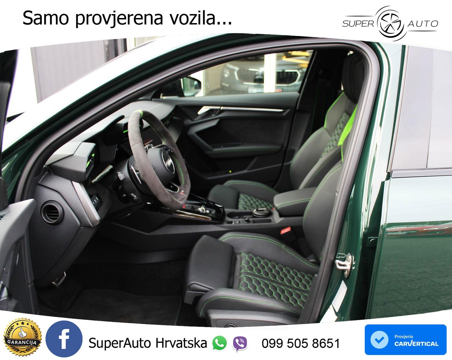 Audi RS3 Sedan 2.5 TFSI (400 KS) quattro S tronic LED+GR SJED+ACC