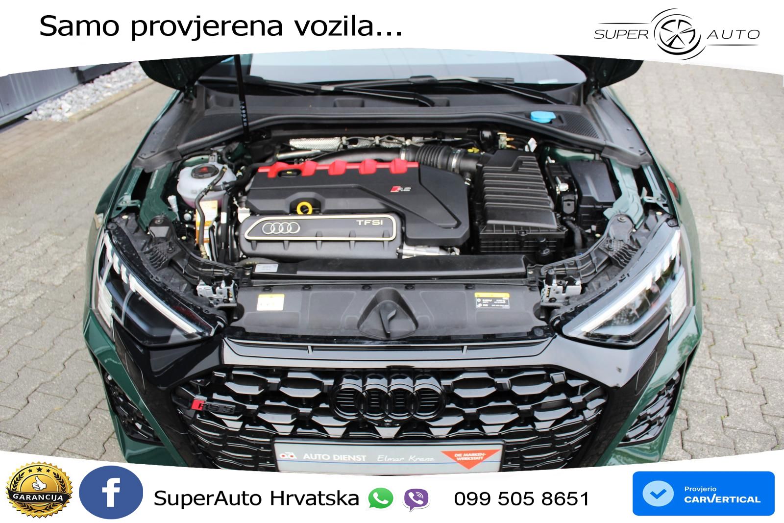 Audi RS3 Sedan 2.5 TFSI (400 KS) quattro S tronic LED+GR SJED+ACC