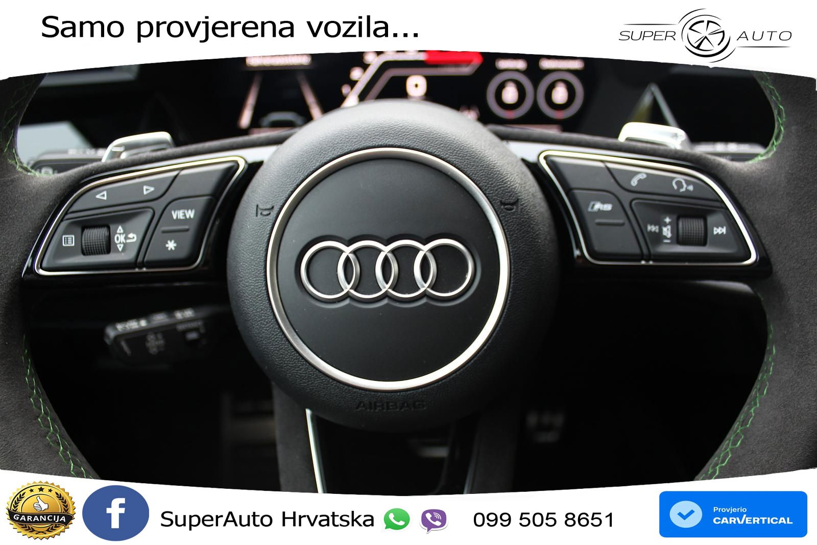 Audi RS3 Sedan 2.5 TFSI (400 KS) quattro S tronic LED+GR SJED+ACC