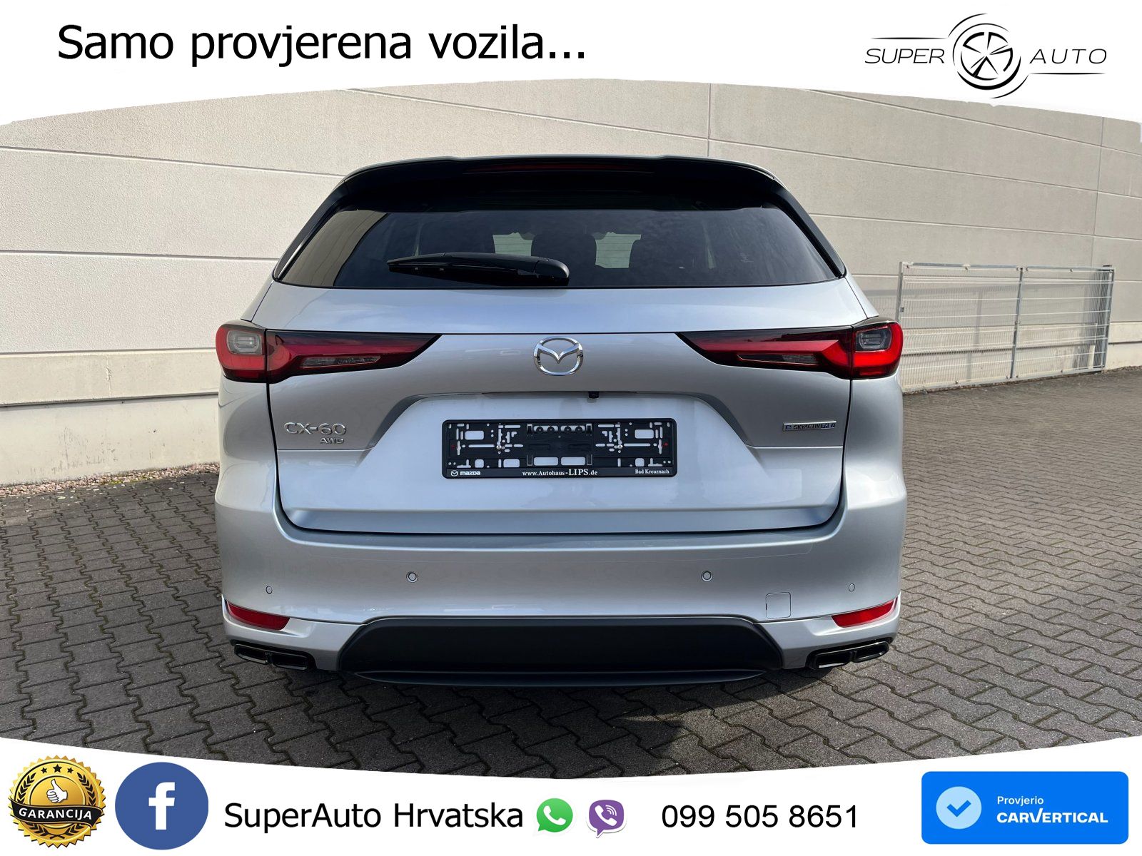 Mazda CX-60 2.5 e-Skyactiv (328 KS) AWD Automatic LED+GR SJED+ACC
