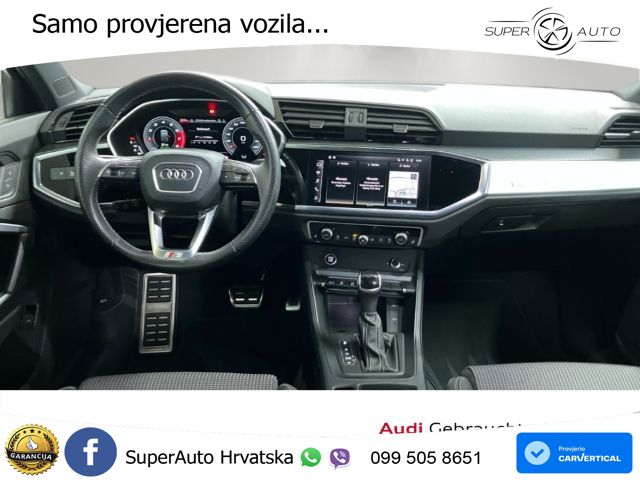 Audi Q3 Sportback 40 TFSI (190 KS) quattro S tronic S line LED+GR SJED+ACC