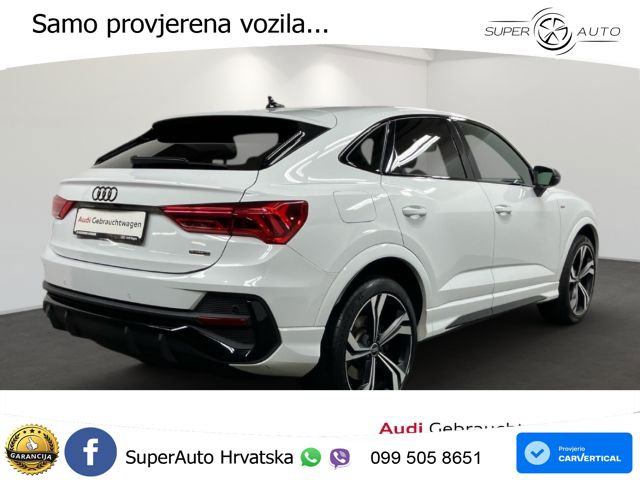 Audi Q3 Sportback 40 TFSI (190 KS) quattro S tronic S line LED+GR SJED+ACC