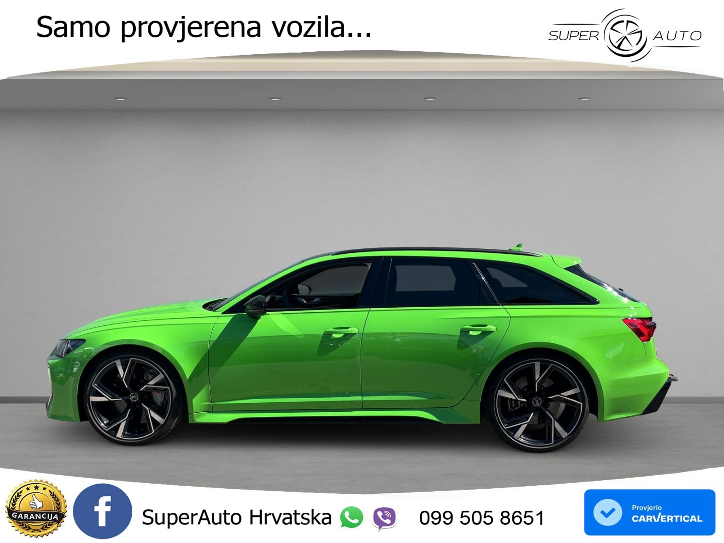 Audi RS6 Avant 4.0 TFSI V8 (600 KS) quattro Tiptronic ZRAČNI+ACC+GR SJED+KAM+PANO