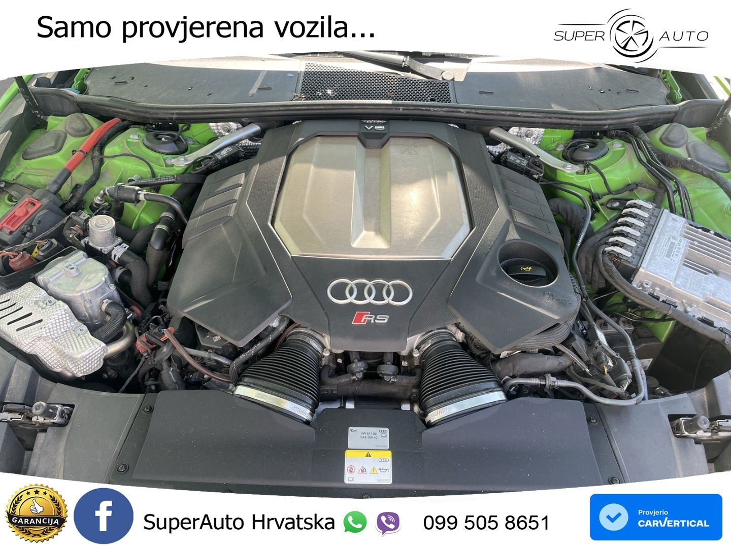 Audi RS6 Avant 4.0 TFSI V8 (600 KS) quattro Tiptronic ZRAČNI+ACC+GR SJED+KAM+PANO