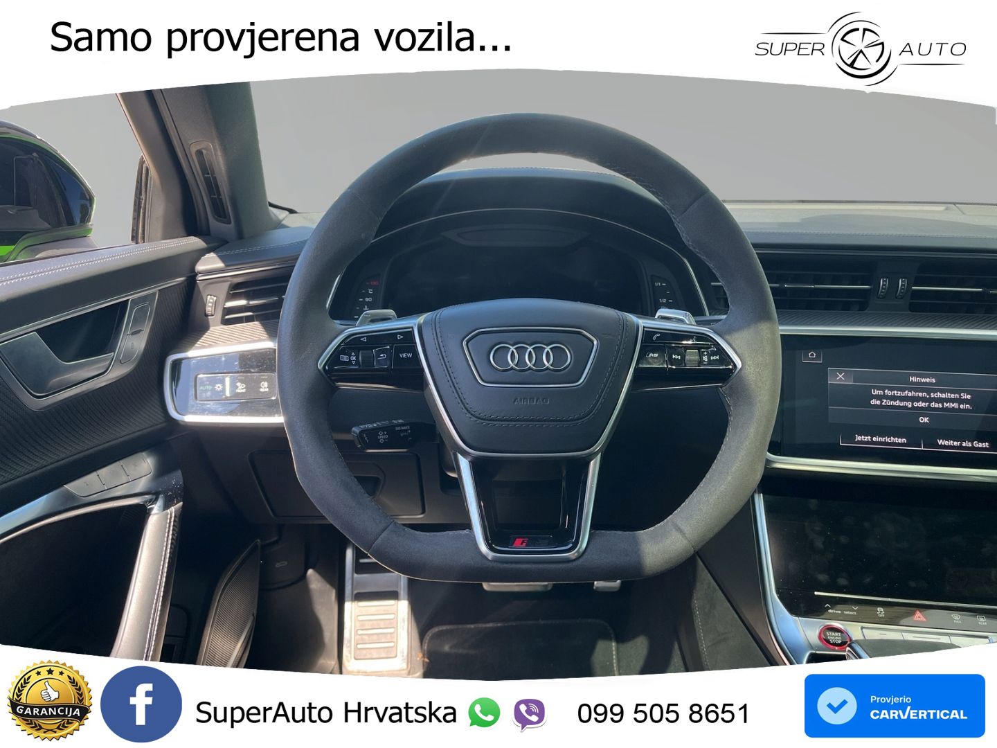 Audi RS6 Avant 4.0 TFSI V8 (600 KS) quattro Tiptronic ZRAČNI+ACC+GR SJED+KAM+PANO
