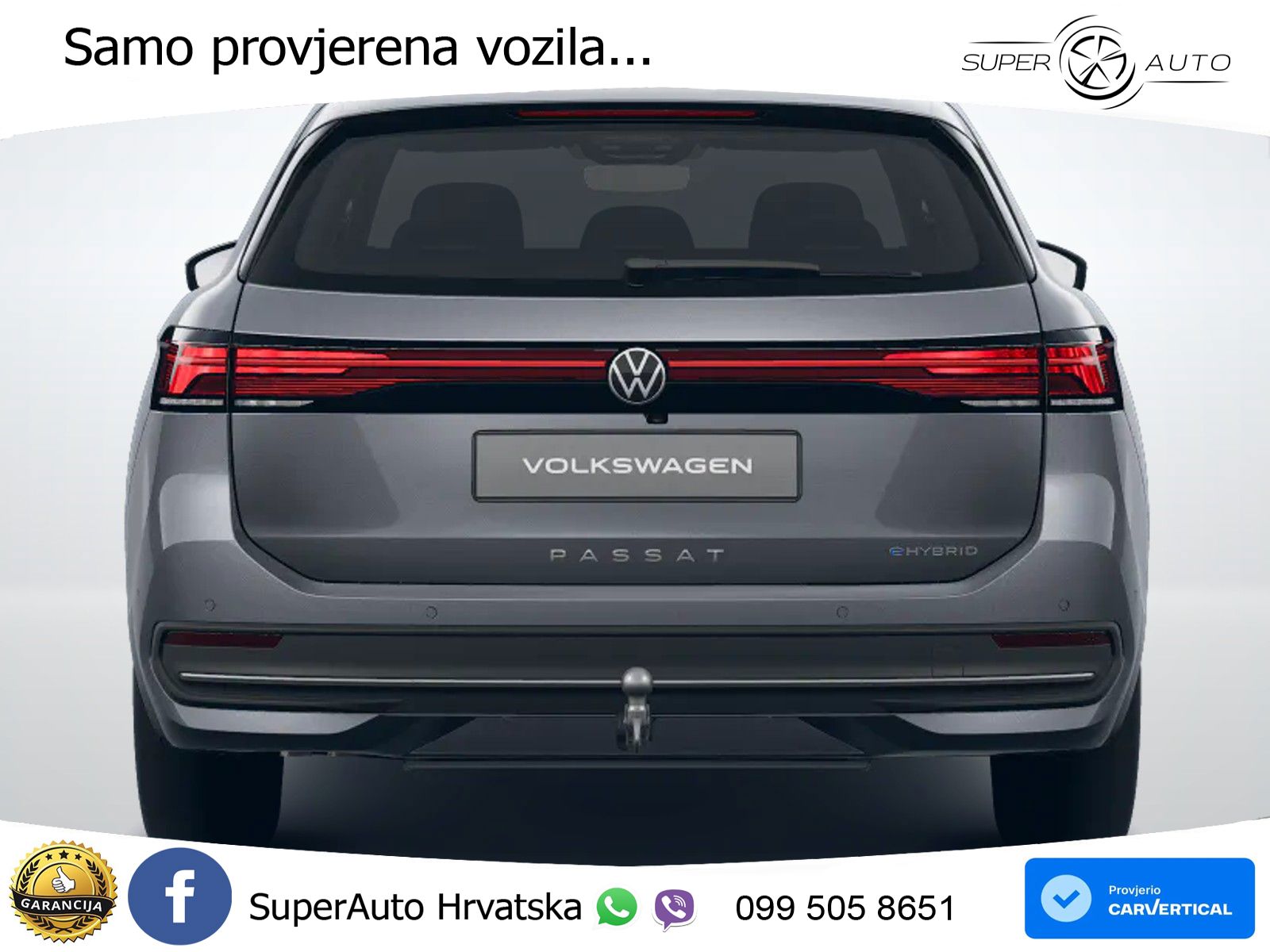 Volkswagen Passat Variant 1.5 TSI (204 KS) eHybrid DSG Business LED+GR SJED+ACC