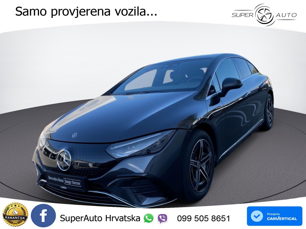Mercedes EQE 350 98 kWh (292 KS) 4MATIC AMG LED+GR SJED+ACC