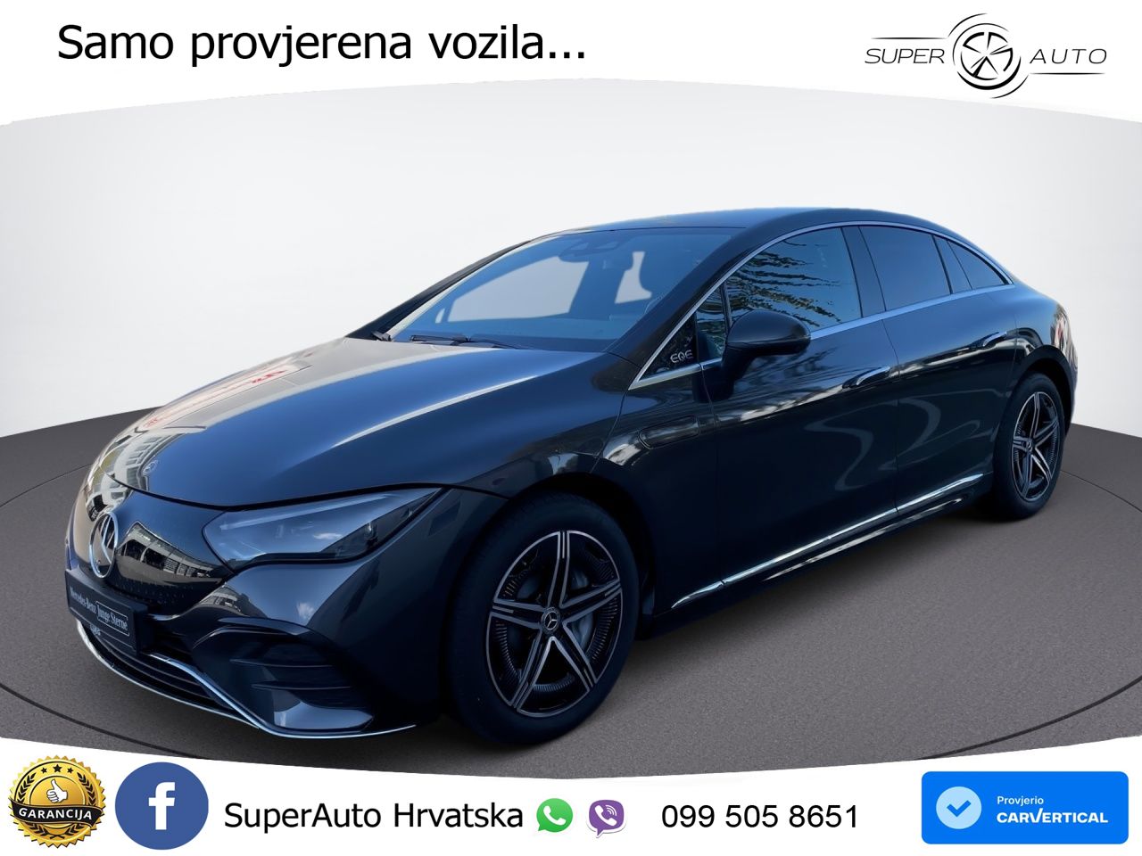 Mercedes EQE 350 98 kWh (292 KS) 4MATIC AMG LED+GR SJED+ACC