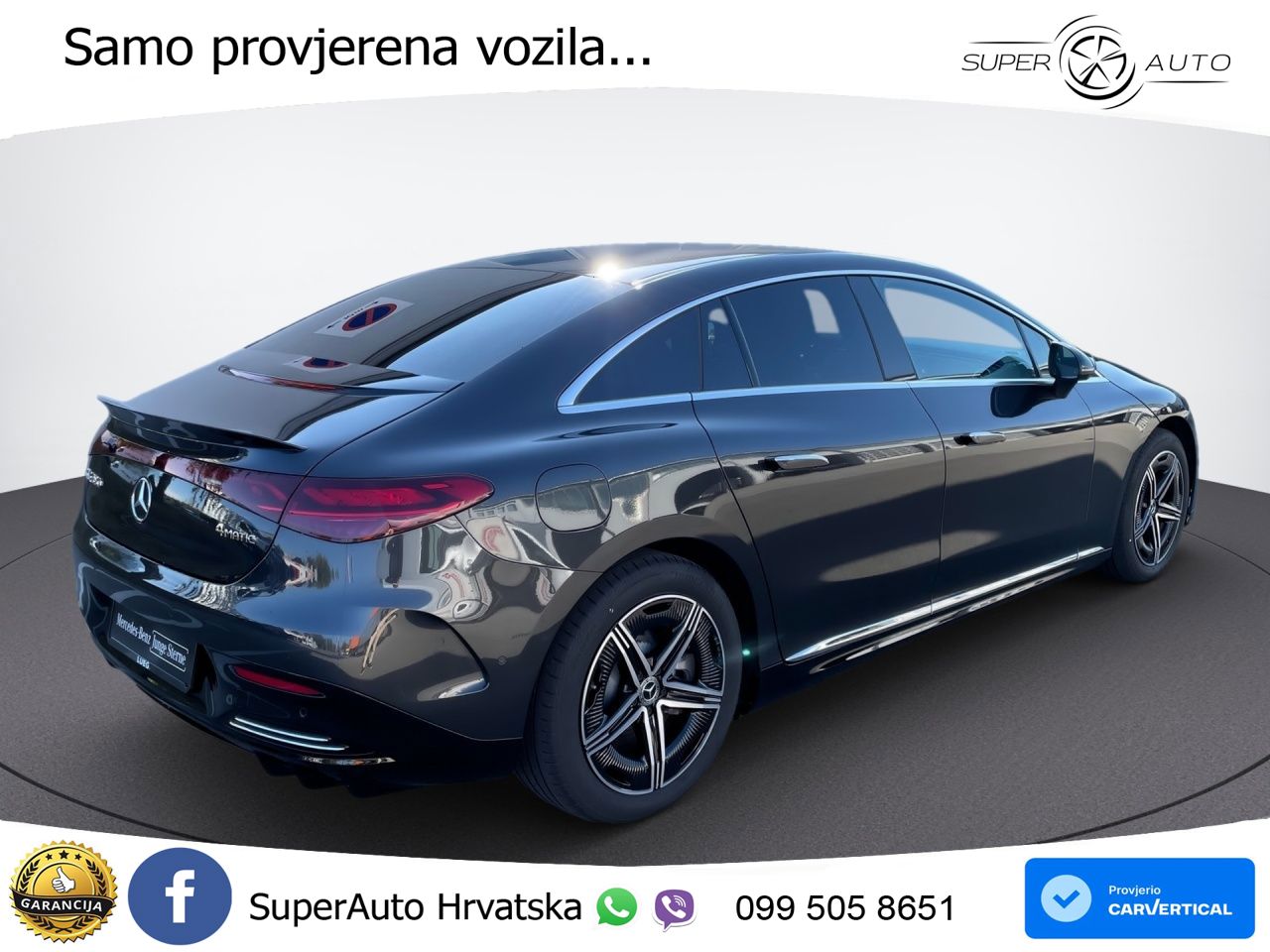 Mercedes EQE 350 98 kWh (292 KS) 4MATIC AMG LED+GR SJED+ACC